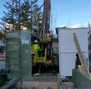 Drillers on Belmont Resources AJ gold project