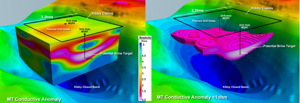 Kibby Conductive Anomaly at Depth