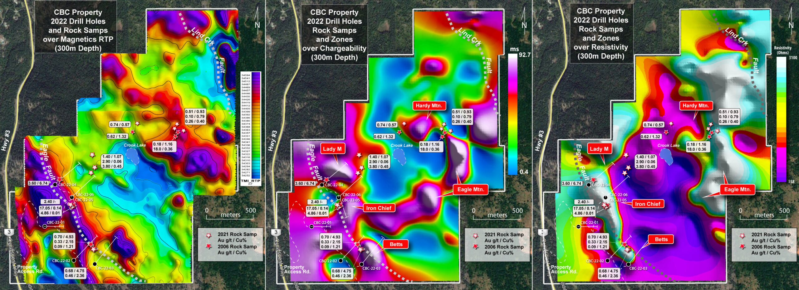 Belmont - CBC geophysical maps
