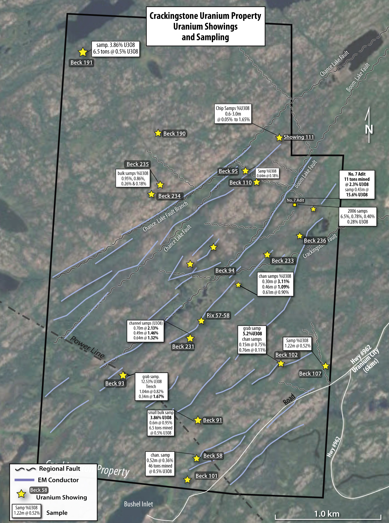 Crackingstone-Uranium-showings-and-sampling