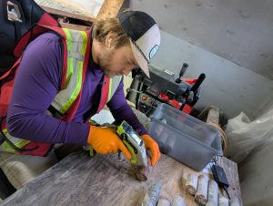 Crackingstone re-logging core