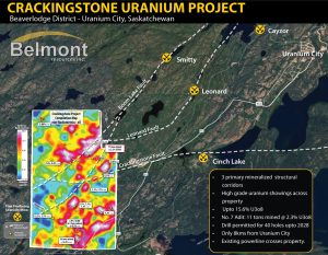 Belmont Resources Crackingstone Uranium Location Belmont Resources Crackingstone Uranium Location